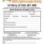 Halloweenie Derby Entry Form