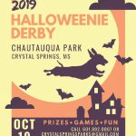 2019 Halloweenie Derby Flyer